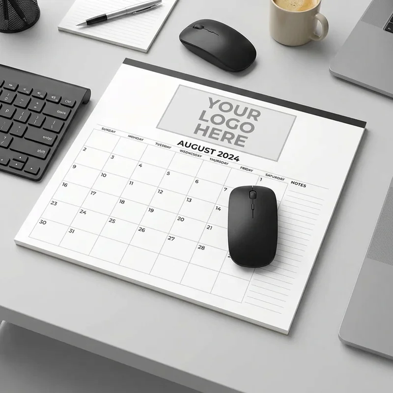 Calendrier du bloc-notes de bureau view 3