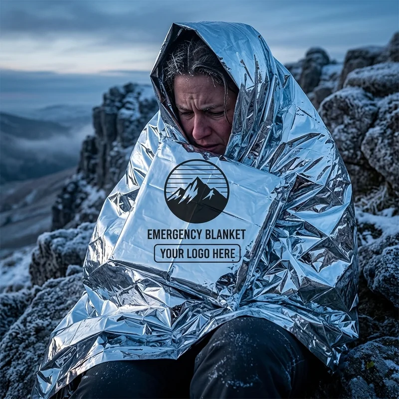 Nødblanket Mylar view 3