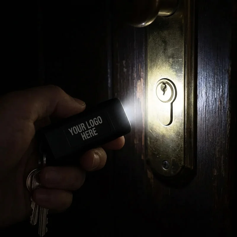 LED lommelykt nøkkelring view 3