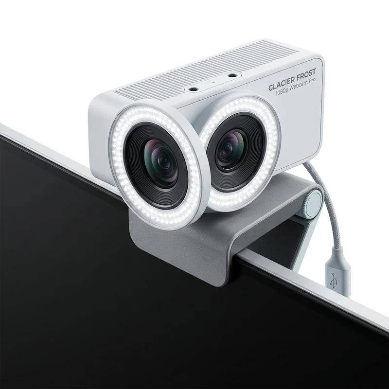 Glacier Frost 1080p Webcam Pro view 2