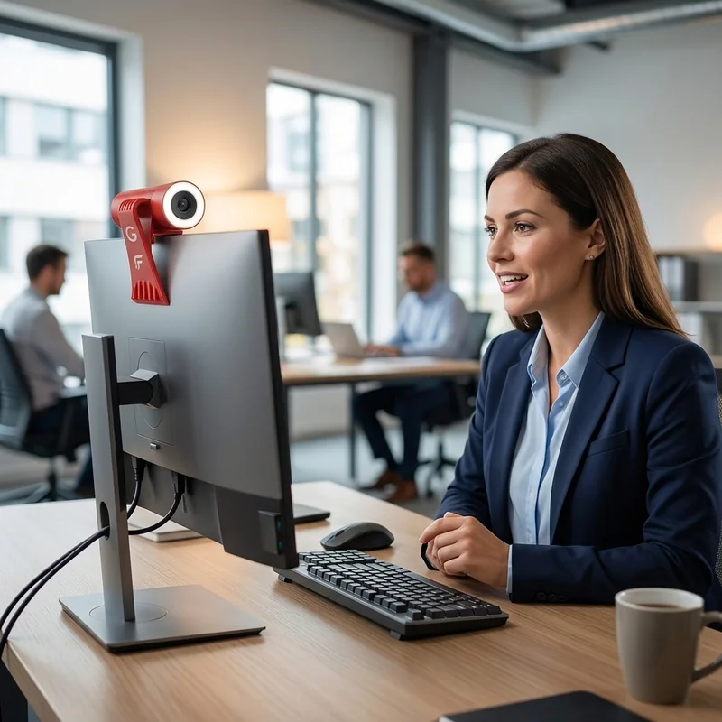 Glacier Frost 1080p Webcam Pro view 3