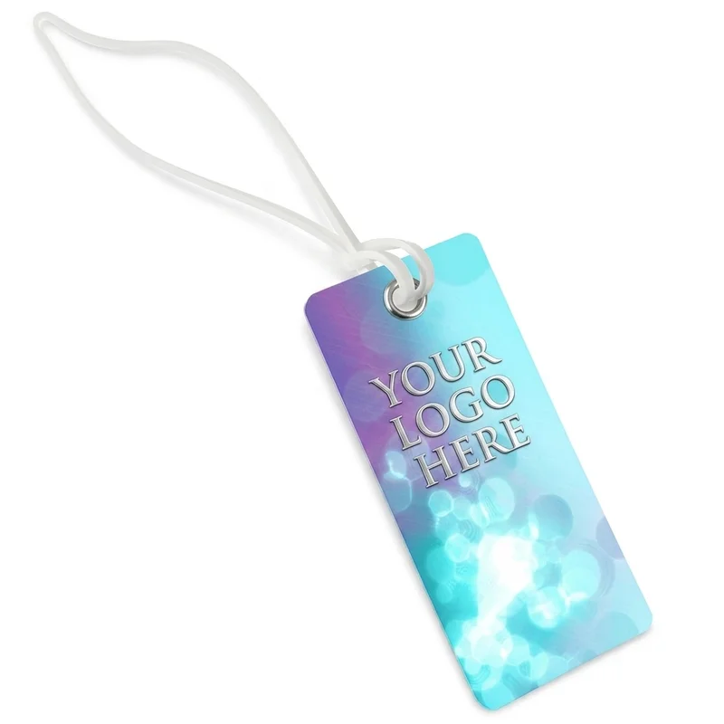 Glacier Frost Rectangle POLYspectrum Bag Tag