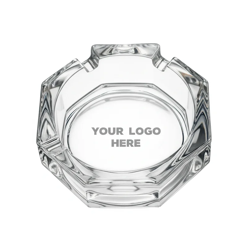 Hexagon Glass Ashtray