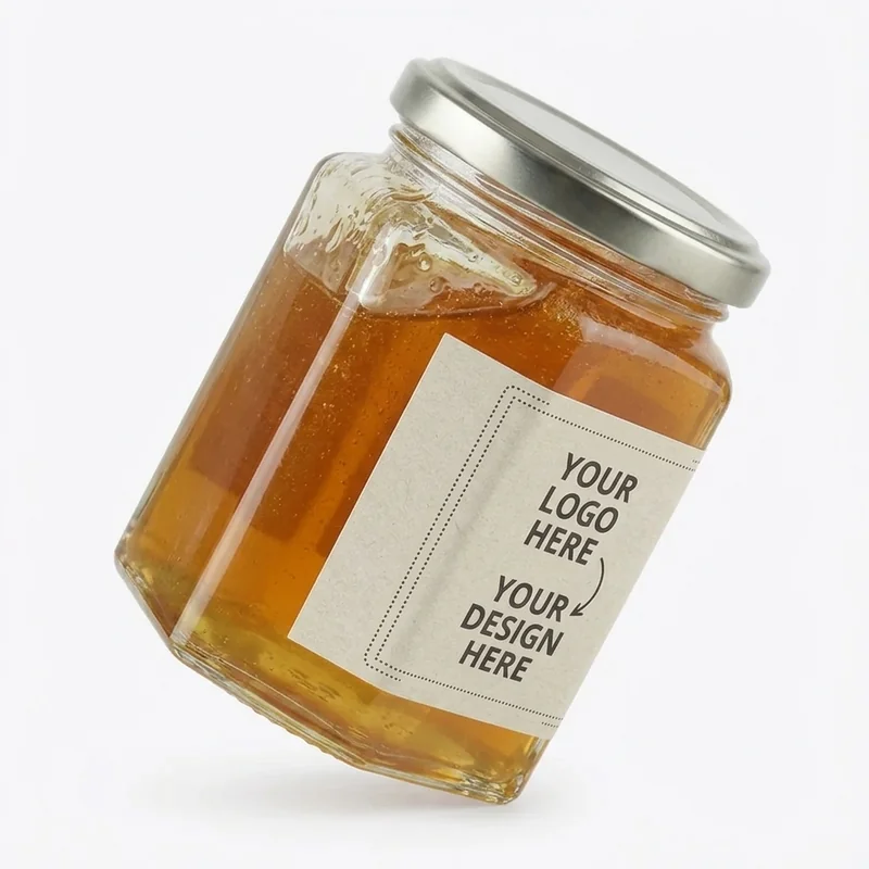 Rå Honung 8oz Burk view 2