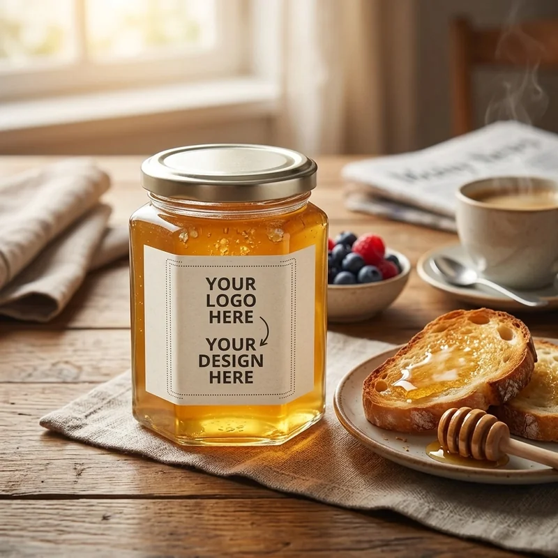 Rå Honung 8oz Burk view 3