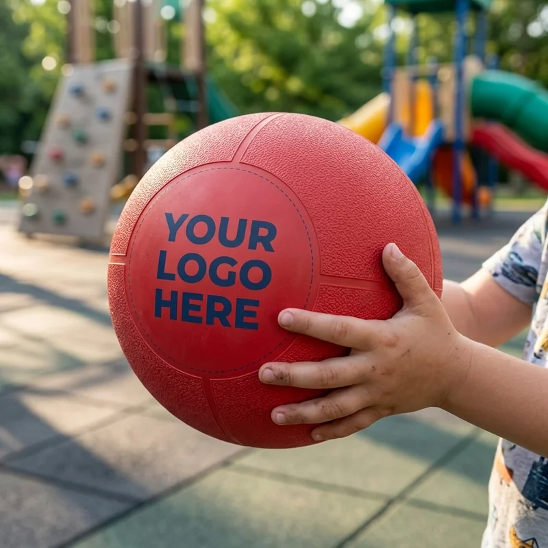 Palla di calcio in gomma 8,5" view 3
