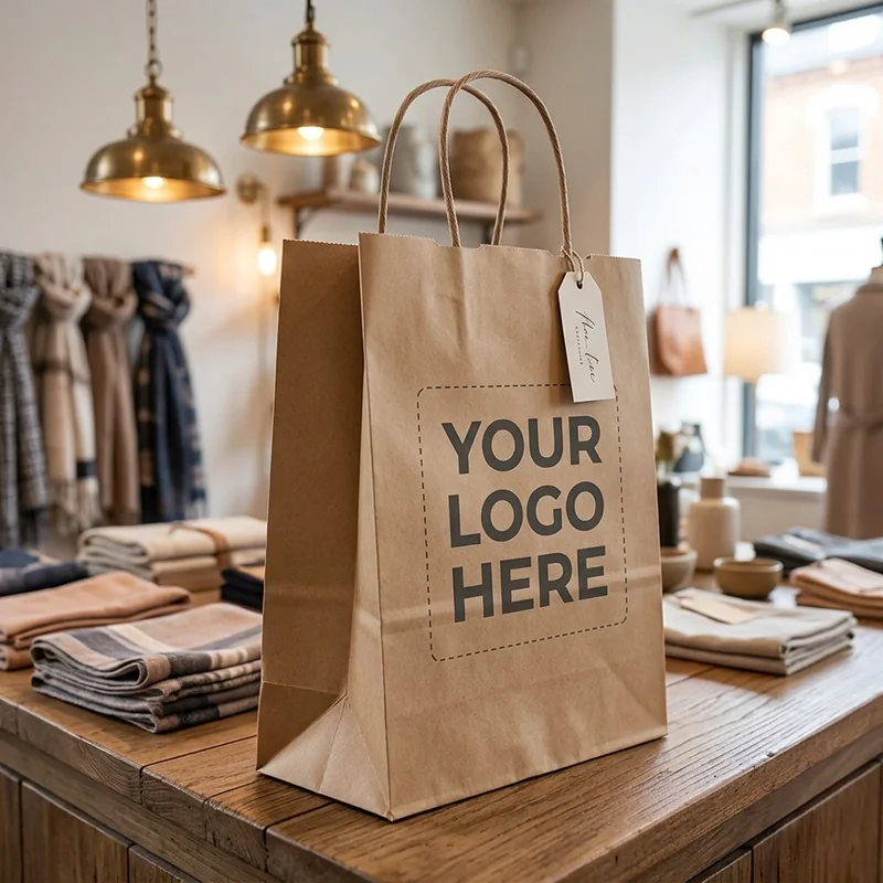 Kraftpapper Presentpåse view 3