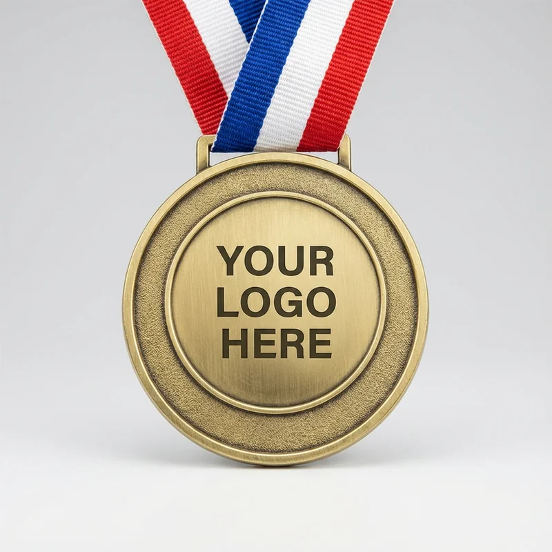 Custom Medal with Ribbon