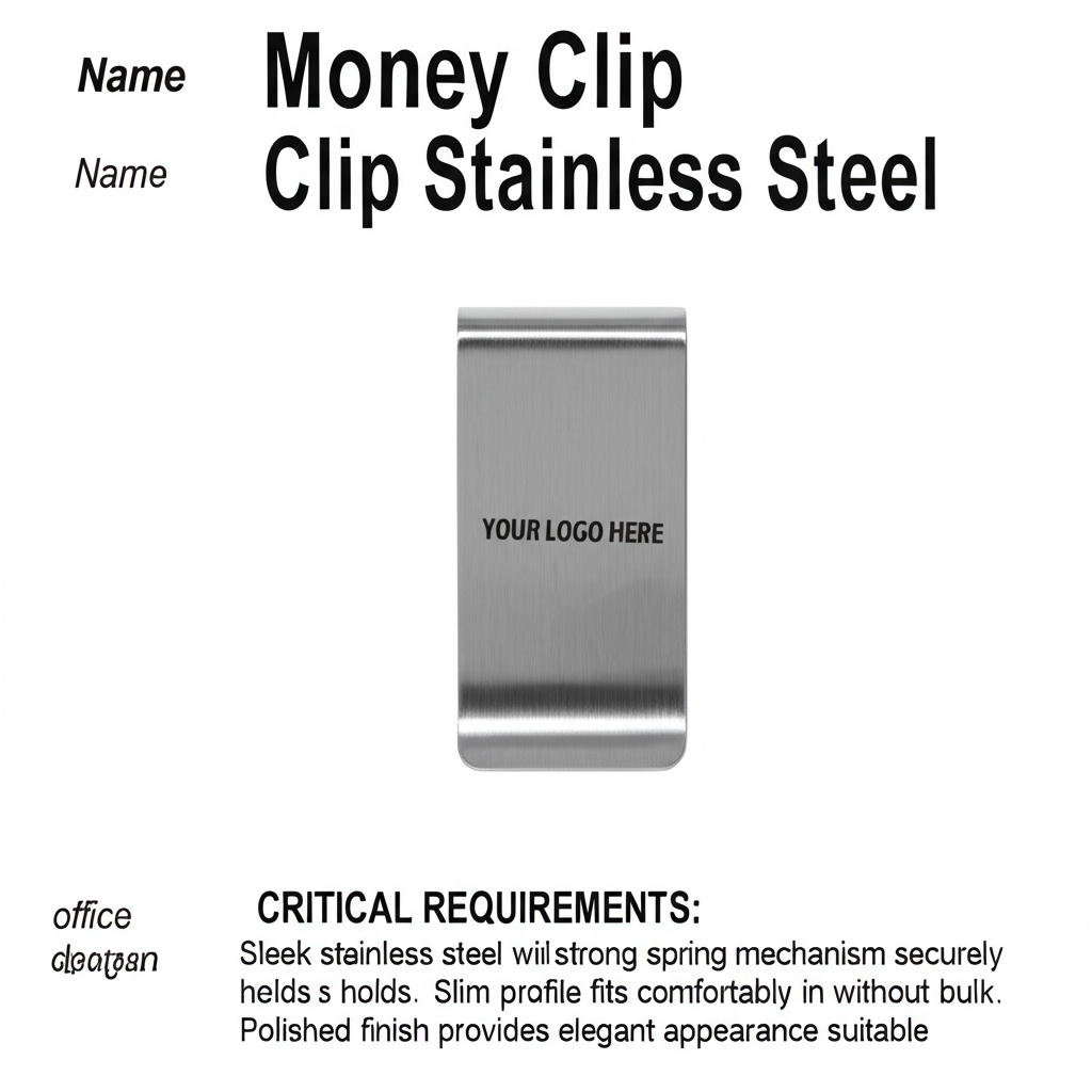 Money Clip Stainless Steel