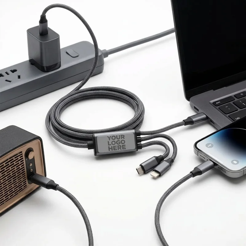 Kabel ładujący 3 w 1 view 3