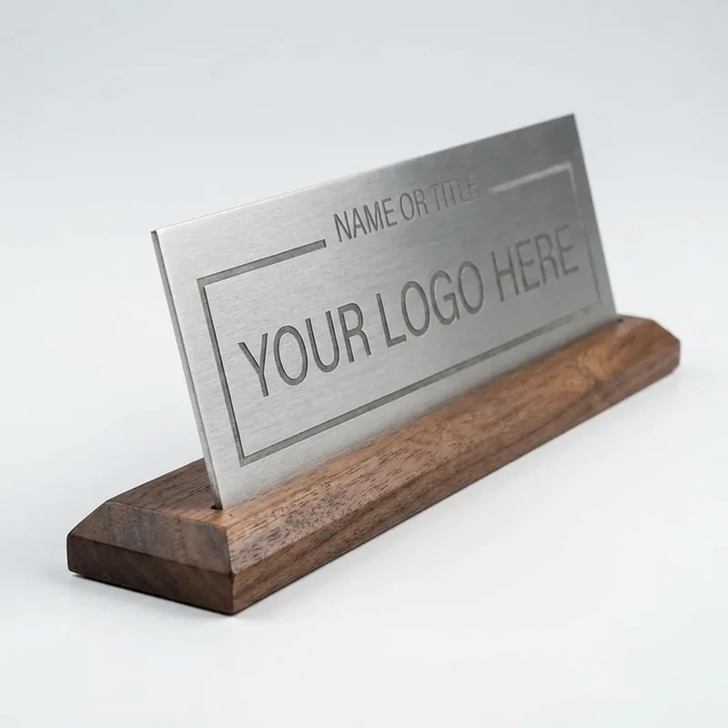 Plaque nominative gravée view 2