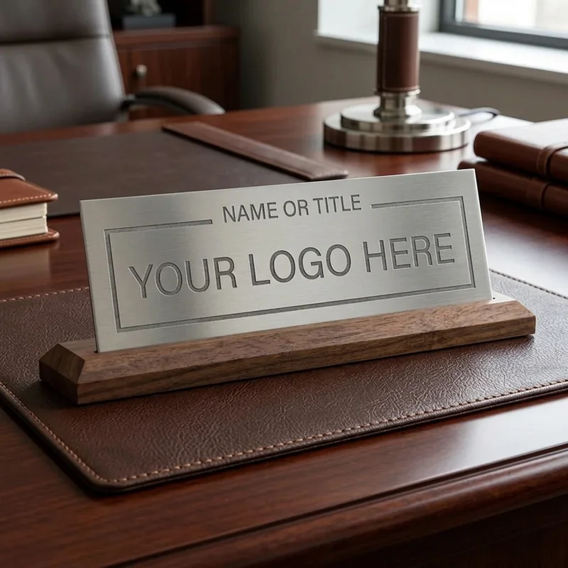 Plaque nominative gravée view 3