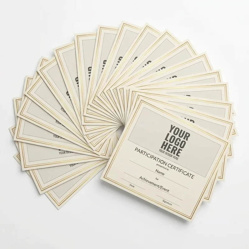 Osallistumistodistuspakkauksia view 2