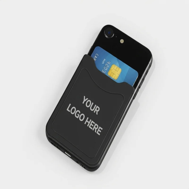 Siliconen Telefoonportemonnee/Kaartenhouder view 2