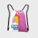 Sequin Drawstring Bag