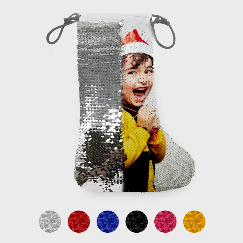 Pailletten-Weihnachtsstrümpfe