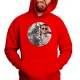 Pailletten-Hoodie für Erwachsene – Doppelseitiger Druck