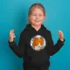 Pailletten-Kapuzenpullover für Kinder – einseitiger Druck