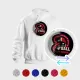 Pailletten-Hoodie für Kinder – Doppelseitiger Druck