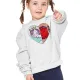 Pailletten-Hoodie für Kinder – Doppelseitiger Druck