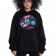 Pailletten-Hoodie für Kinder – Doppelseitiger Druck