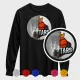 Pailletten-Langarmshirt für Erwachsene – einseitiger Druck