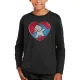 Pailletten-Langarmshirt für Kinder – einseitiger Druck