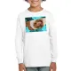 Pailletten-Langarmshirt für Kinder – einseitiger Druck