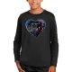 Pailletten-Langarmshirt für Kinder – Doppelseitiger Druck