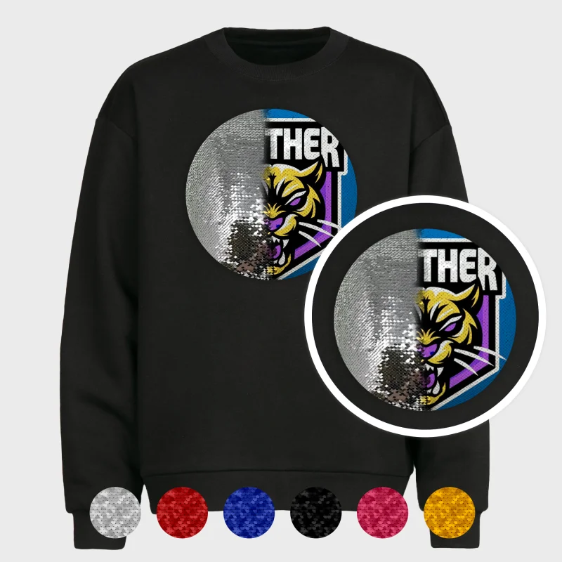 Sequin Sweatshirt for Adult - Single Sided Print