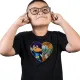 Paillettenshirt für Kinder – Doppelseitiger Druck