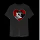 Heartfelt Kiss T-Shirt: Feiern Sie die Liebe mit einem romantischen Grafikdesign für die Freizeit.