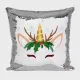 Custom Unicorn Sequin Pillow