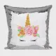 Custom Unicorn Sequin Pillow