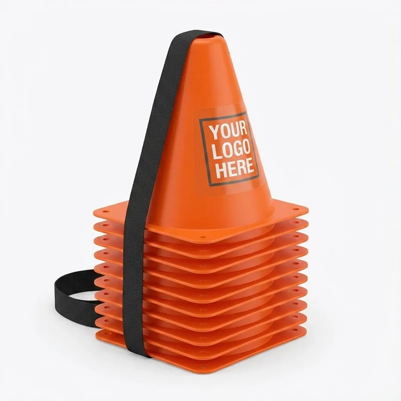 Treningskjegler sett med 10 view 2