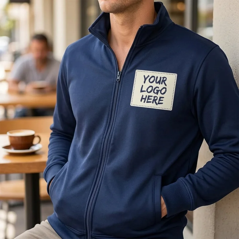 Chaqueta deportiva con cremallera completa view 3