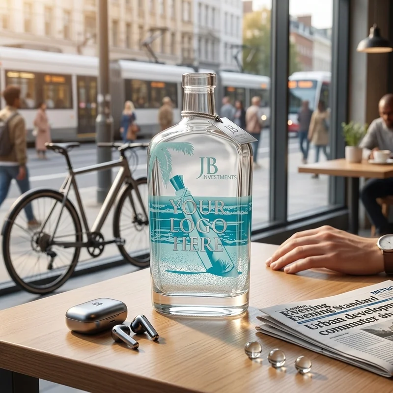 Urban Commuter Sleek Glass Bottle view 3