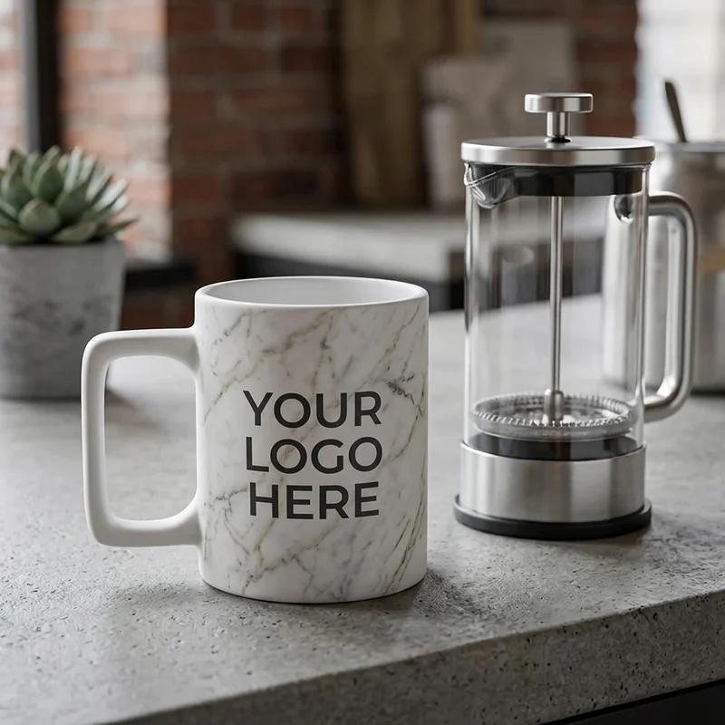 Urban Loft Keramische Tasse mit quadratischem Griff view 3