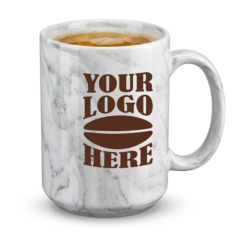 Urban Loft Glossy Marble Mug view 2