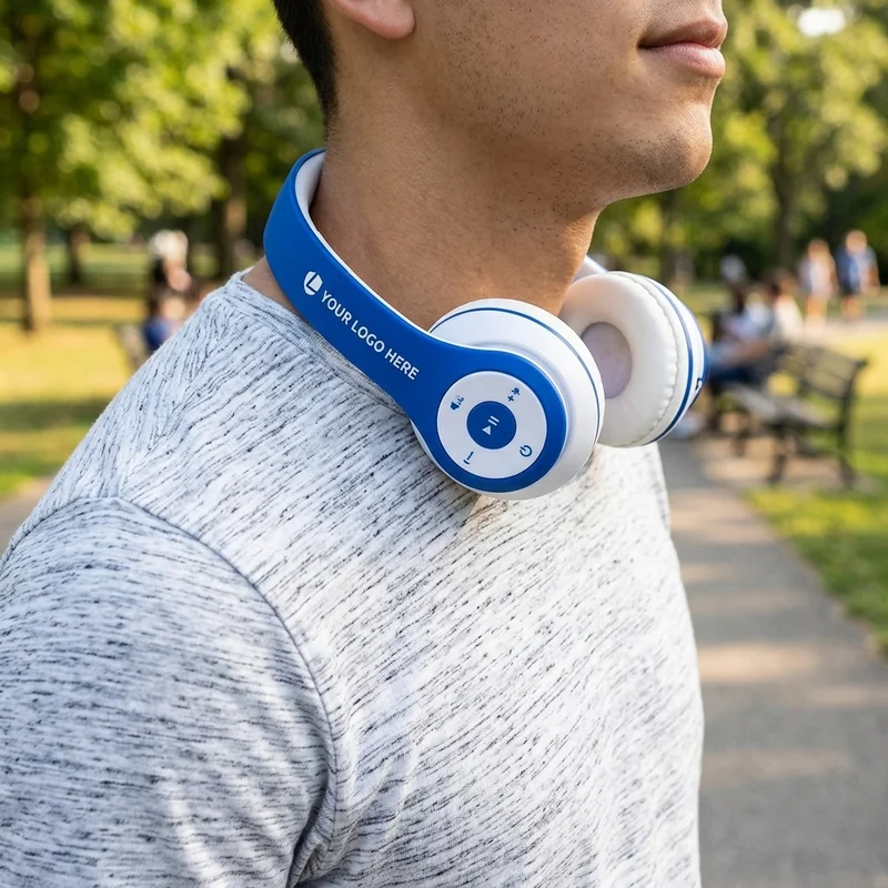 Urban Metro Foldable Bluetooth Headphones view 3