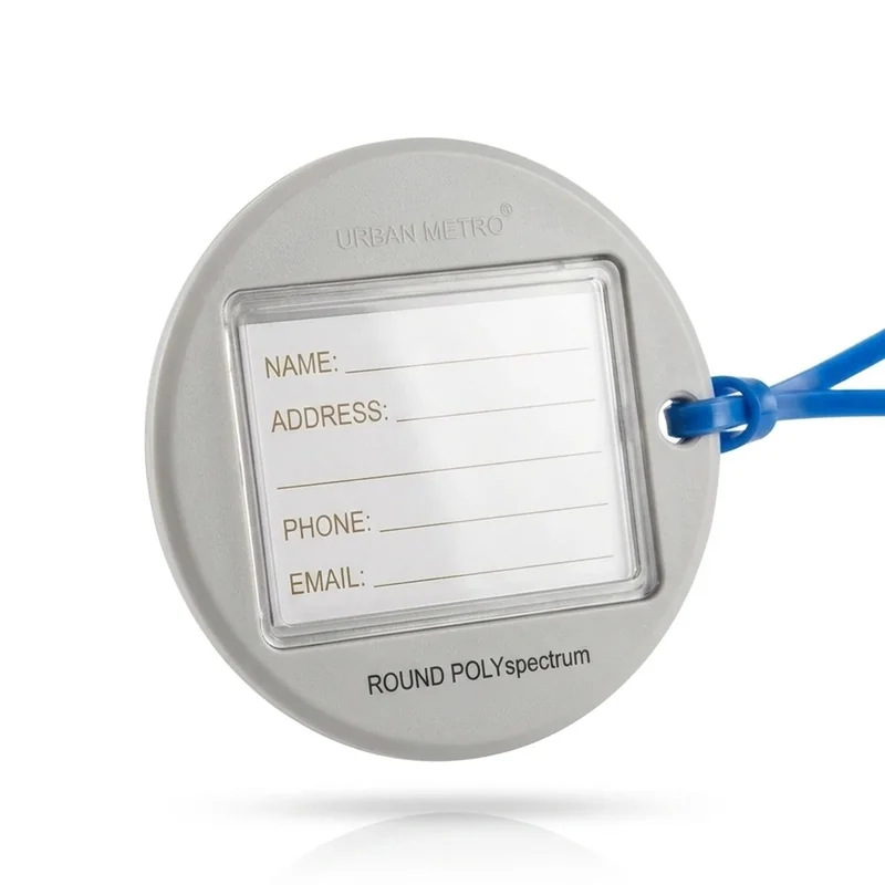 Urban Metro Round POLYspectrum Bag Tag view 3