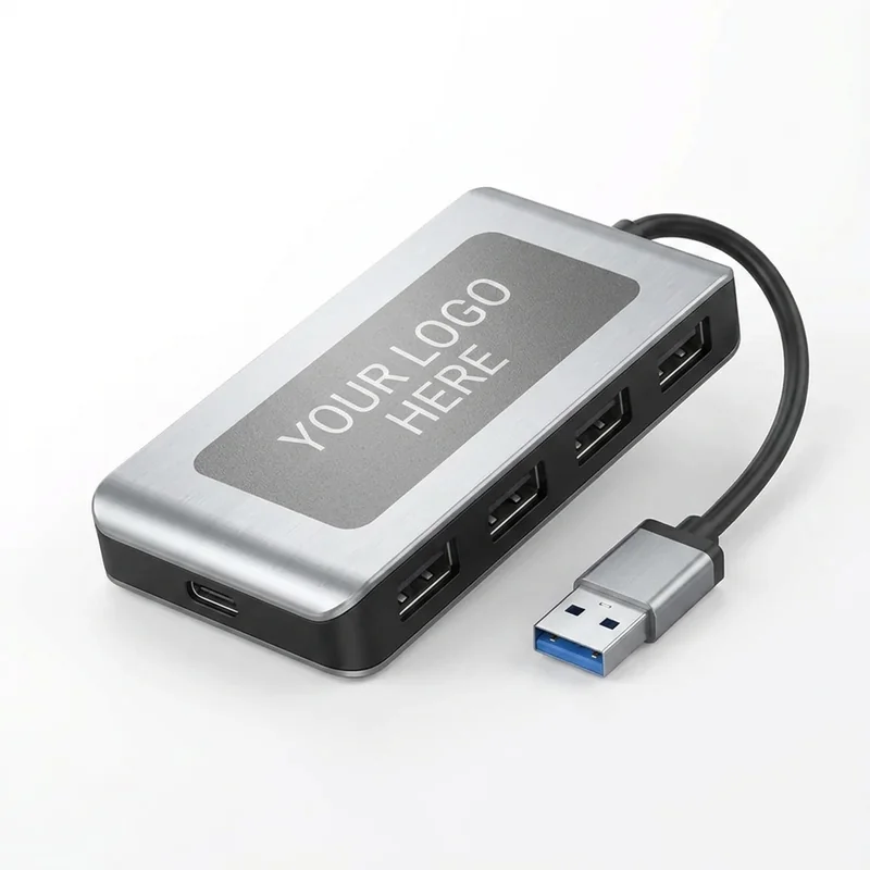 USBハブ4ポート view 2