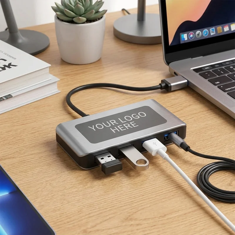 USBハブ4ポート view 3