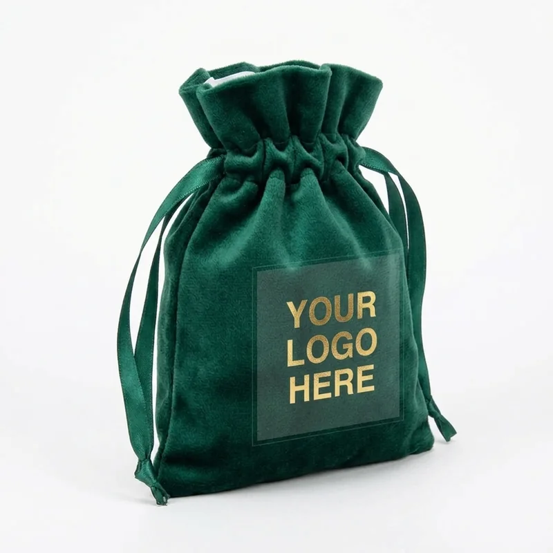 Poche cadeau en velours view 2