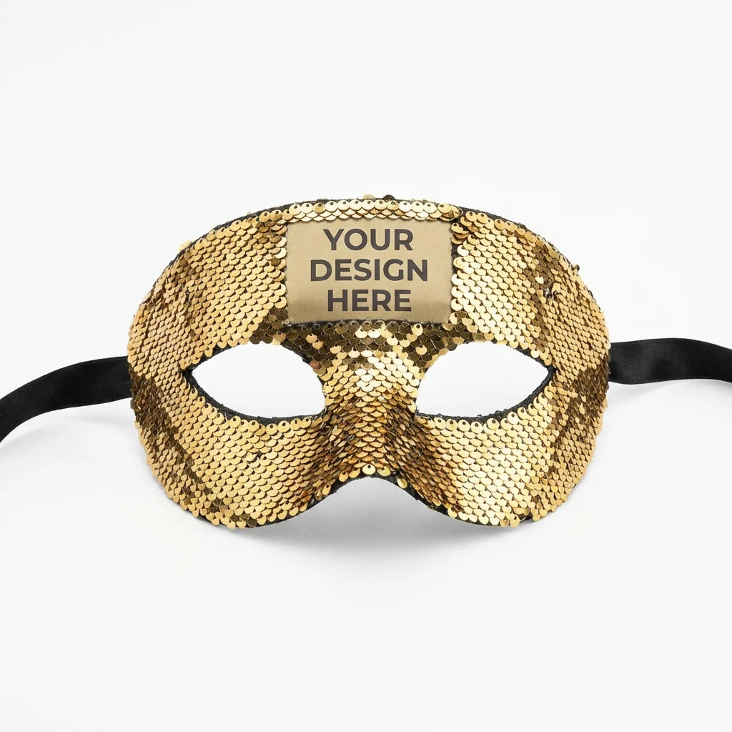 Custom Sequin Party Mask