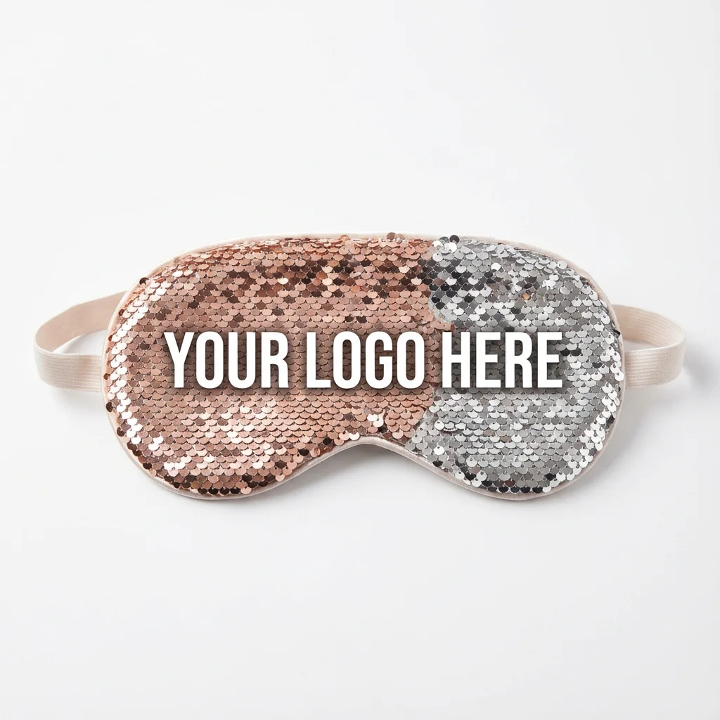 Custom Sequin Sleep Mask