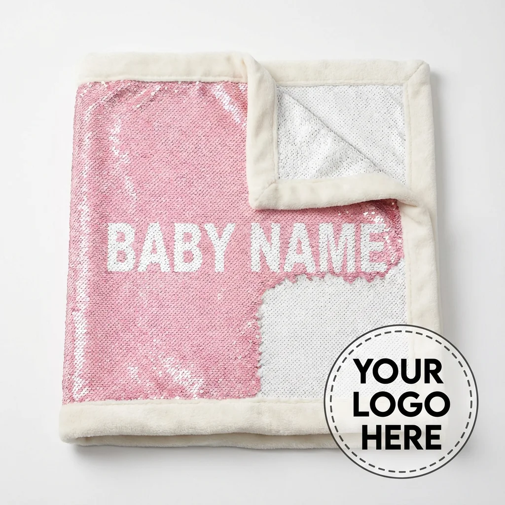 Sequin Baby Blanket