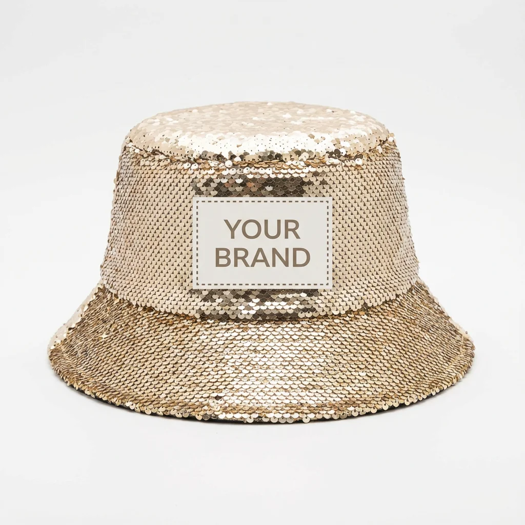 Sequin Bucket Hat
