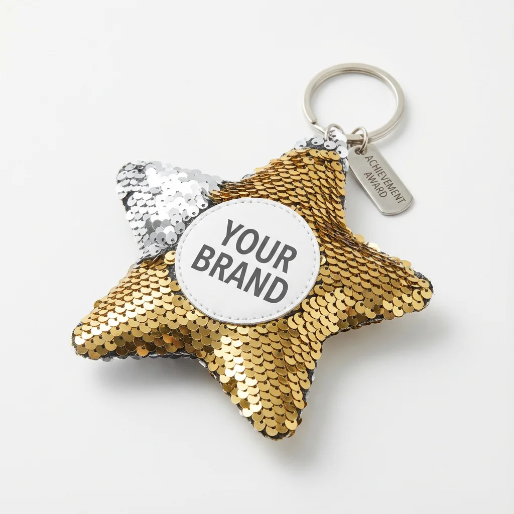 Sequin Keychain - Star
