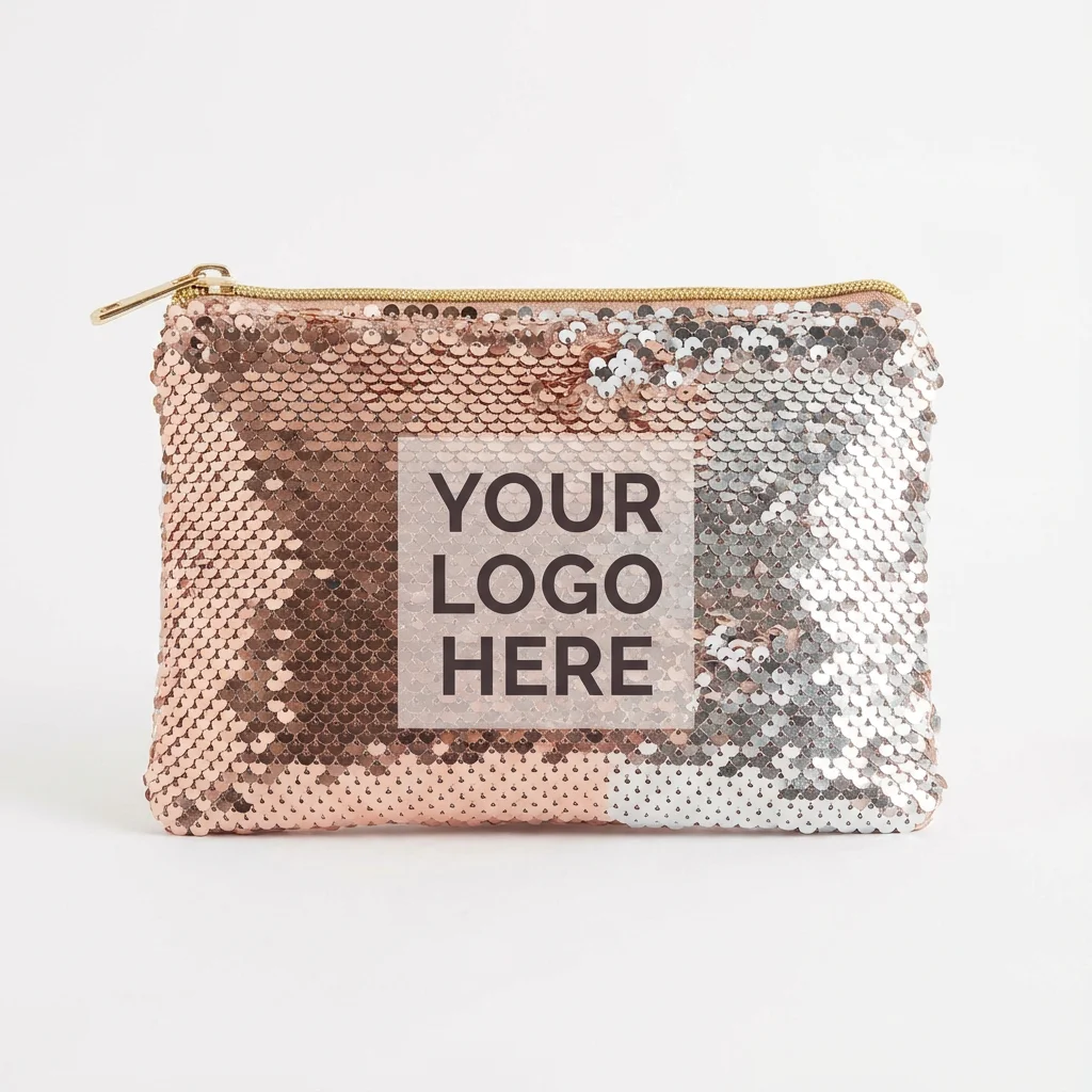 Sequin Makeup Pouch - Small